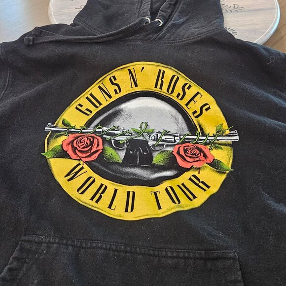 MJ Apparel Activewear Guns & Roses Black Rock Band Sweatshirt/Hoodie Women's M - Picture 6 of 16